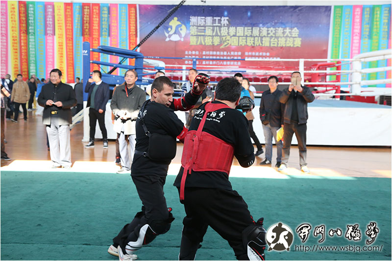 克里斯托弗表演八极拳技击